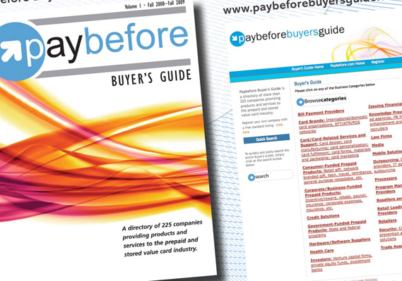 Paybefore: Magazine ad to increase listings for the buyer's guide.