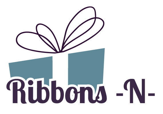 Ribbons -N- Wrappins: Logo design.