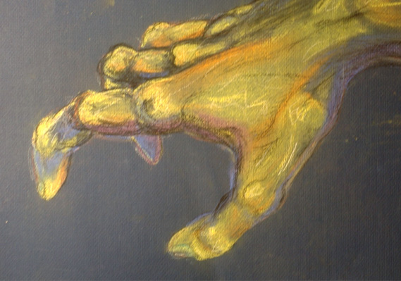 Hand Drawing with pastels.